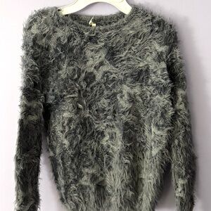 Plum Girls Size 11-12 Fuzzy Sweater